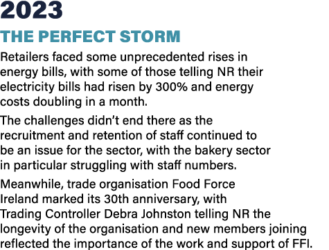 2023 The perfect storm Retailers faced some unprecedented rises in energy bills, with some of those telling NR their ...