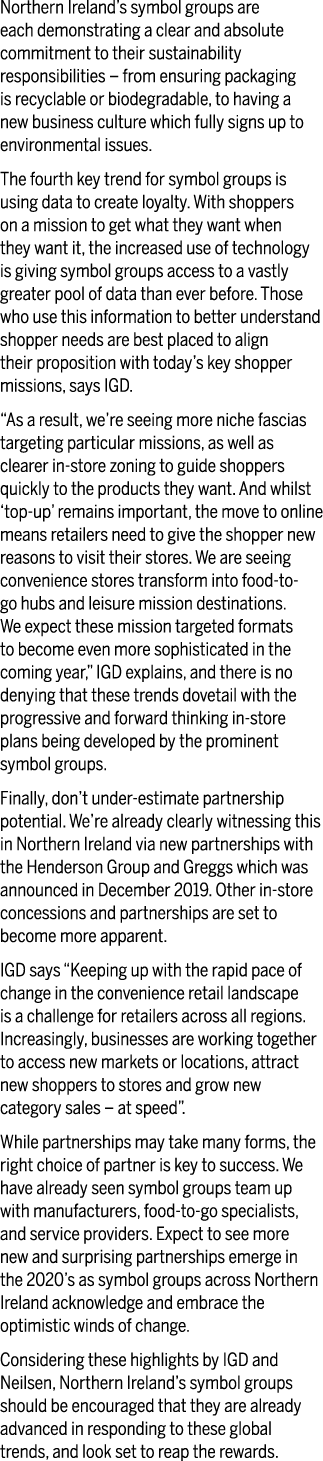 Northern Ireland s symbol groups are each demonstrating a clear and absolute commitment to their sustainability respo   