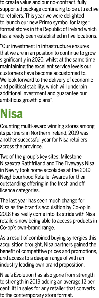 to create value and our no-contract, fully supported package continuing to be attractive to retailers  This year we w   