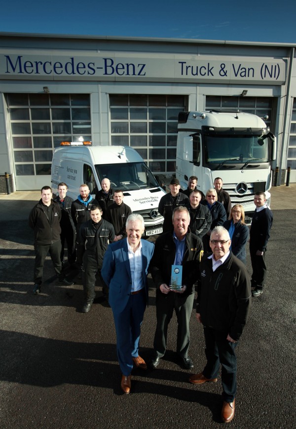 Mercedes-Benz Truck & Van first for service