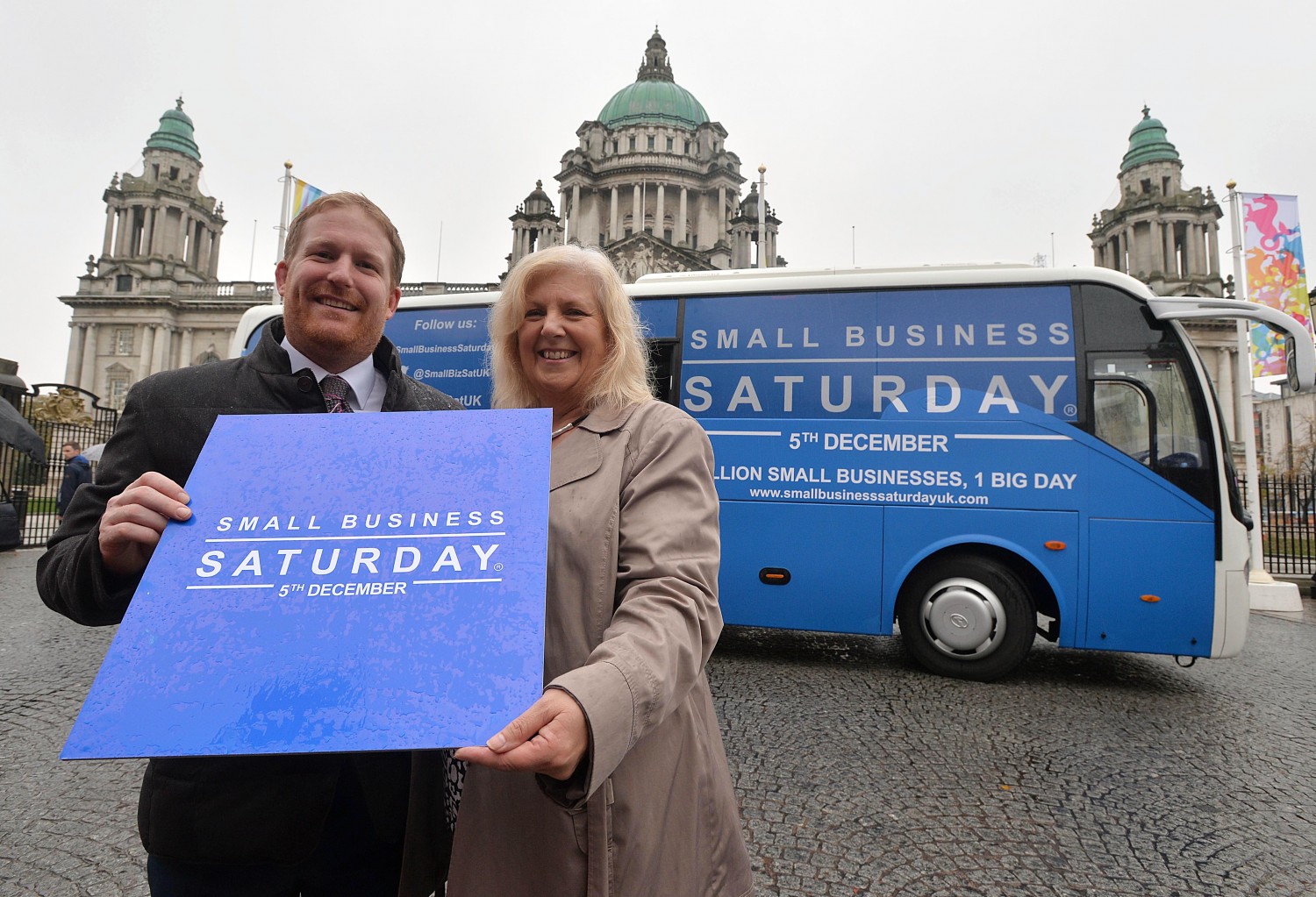 Small Business Saturday bus arrives on time in Belfast