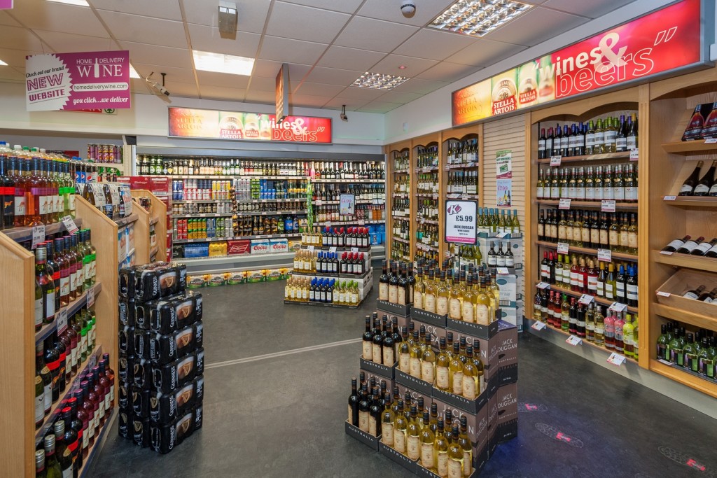 The store's updated off-licence