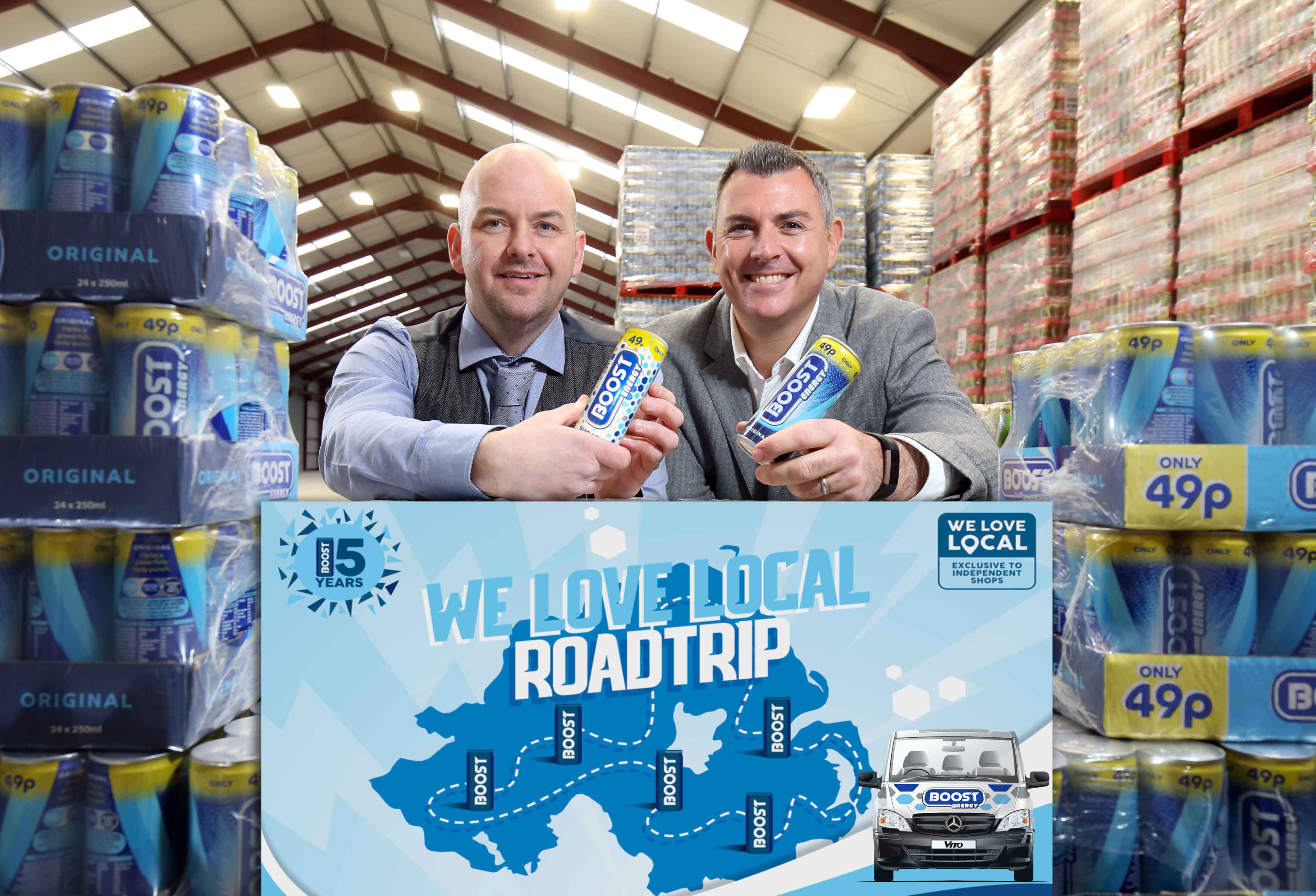 Energy drink hits the road to give NI retailers a Boost