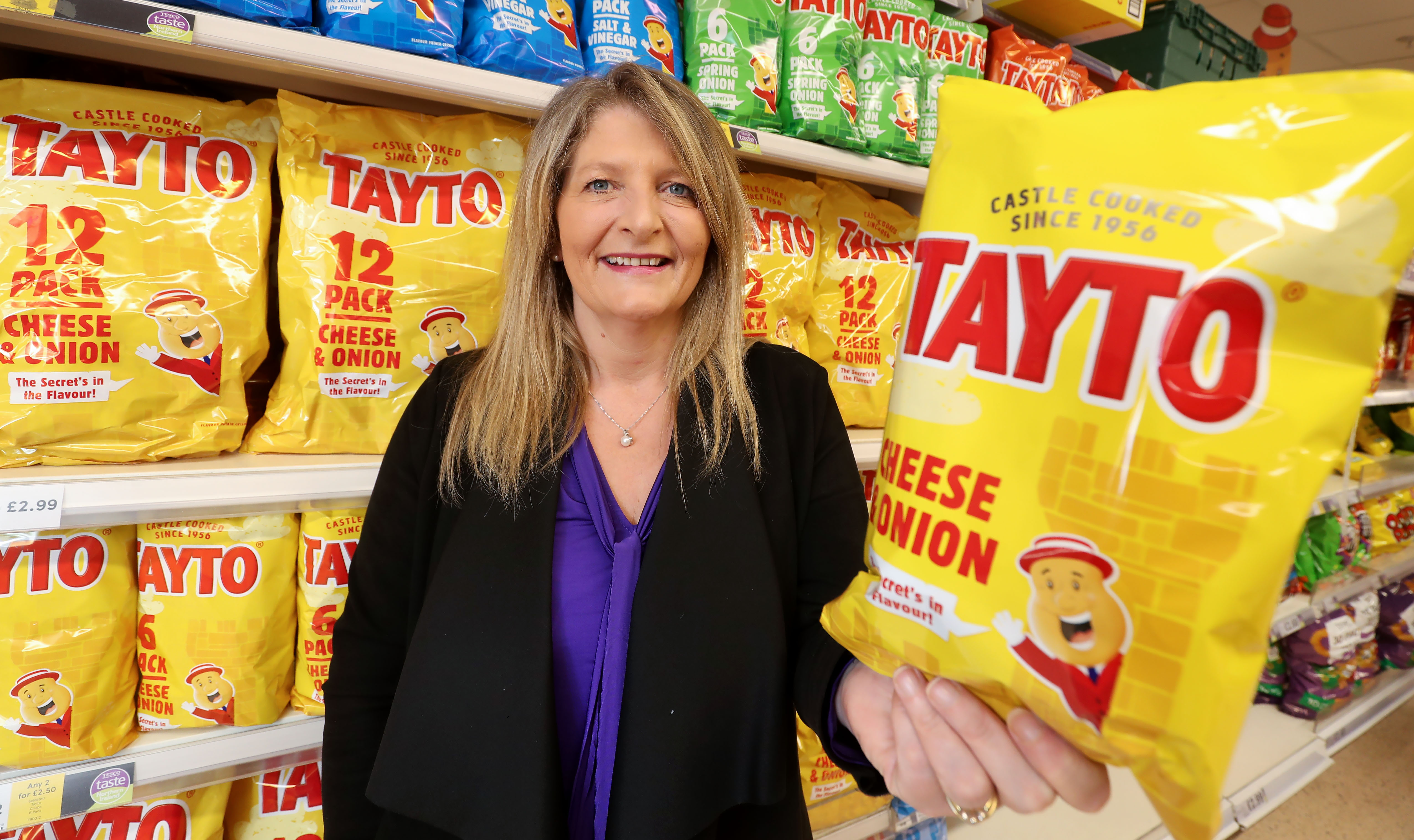 Tayto NI launches crisp £1m campaign with bite