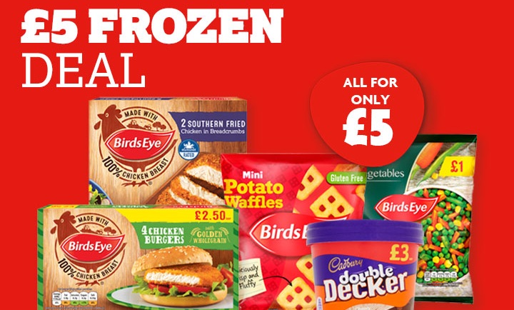 Nisa retailers offer shoppers five freezer favourites for a fiver