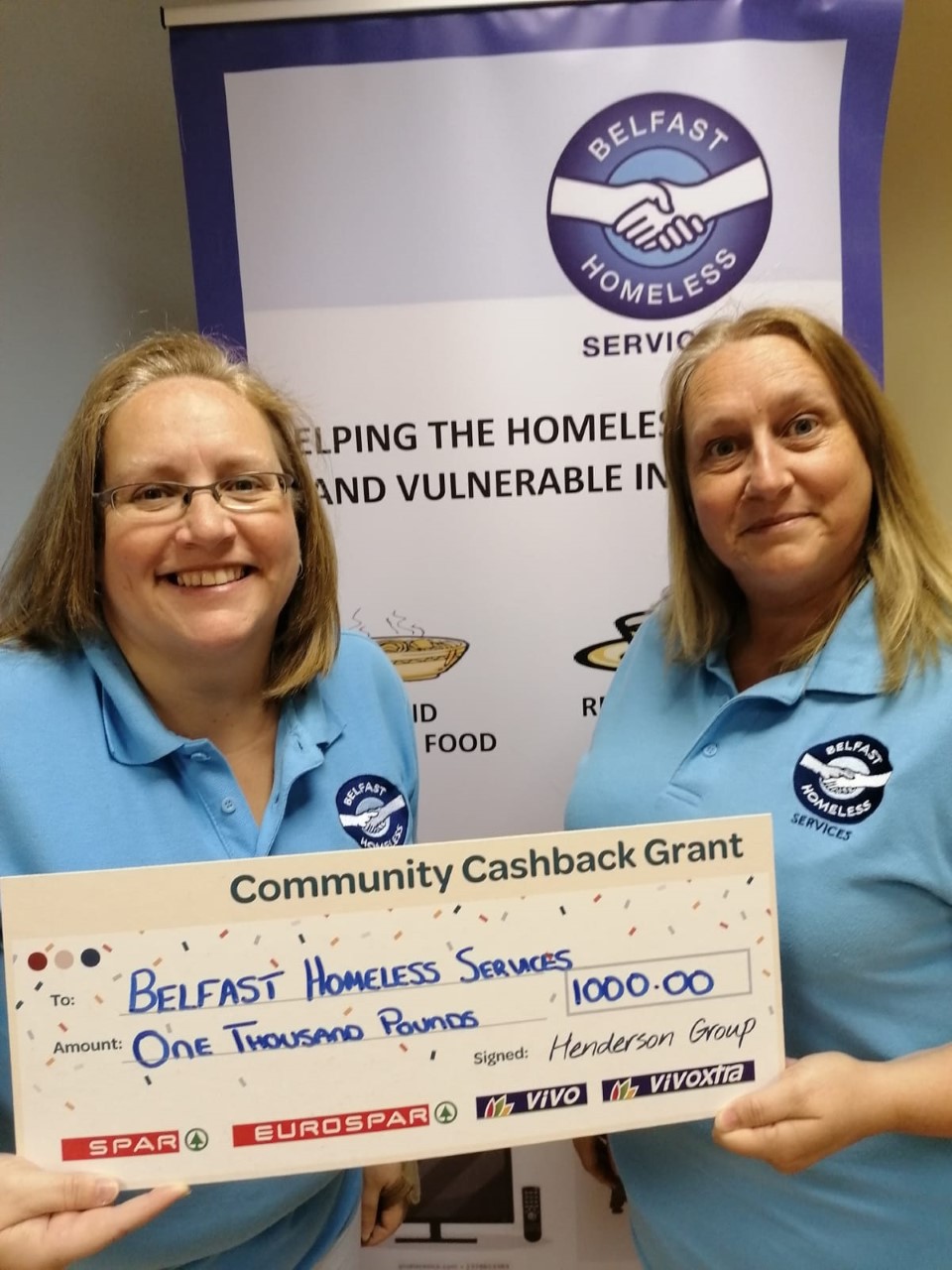 Four local organisations boosted by Henderson’s first Community Cashback Grant