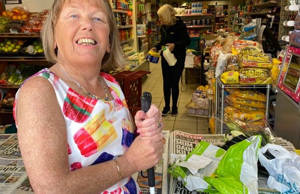 Local retailers support blind and partially sighted people