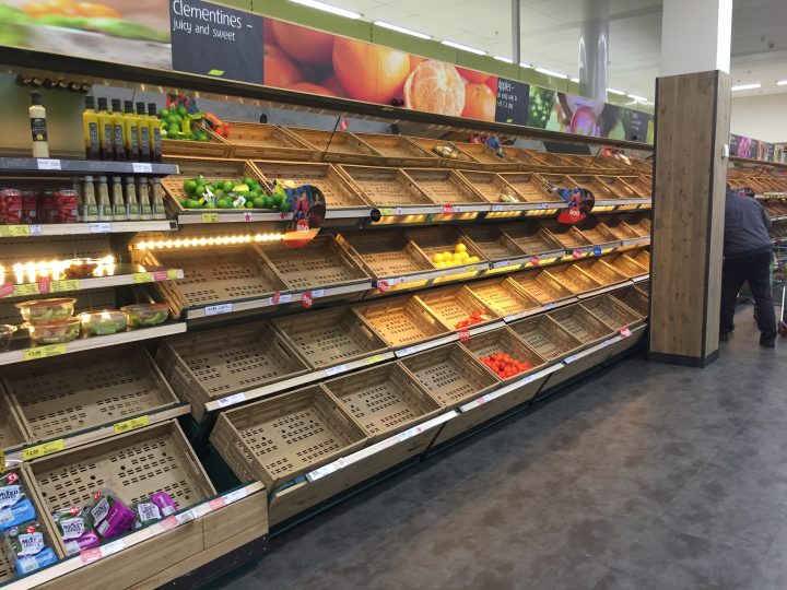 Supermarket chiefs write to Gove for action on NI food shortages