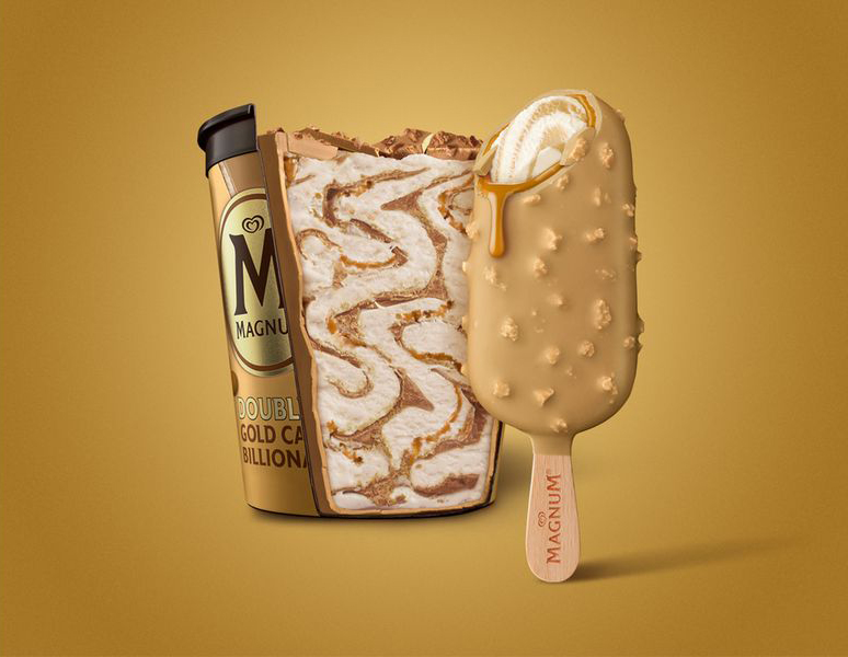 Double Gold Caramel Billionaire – the indulgent new launch from Magnum