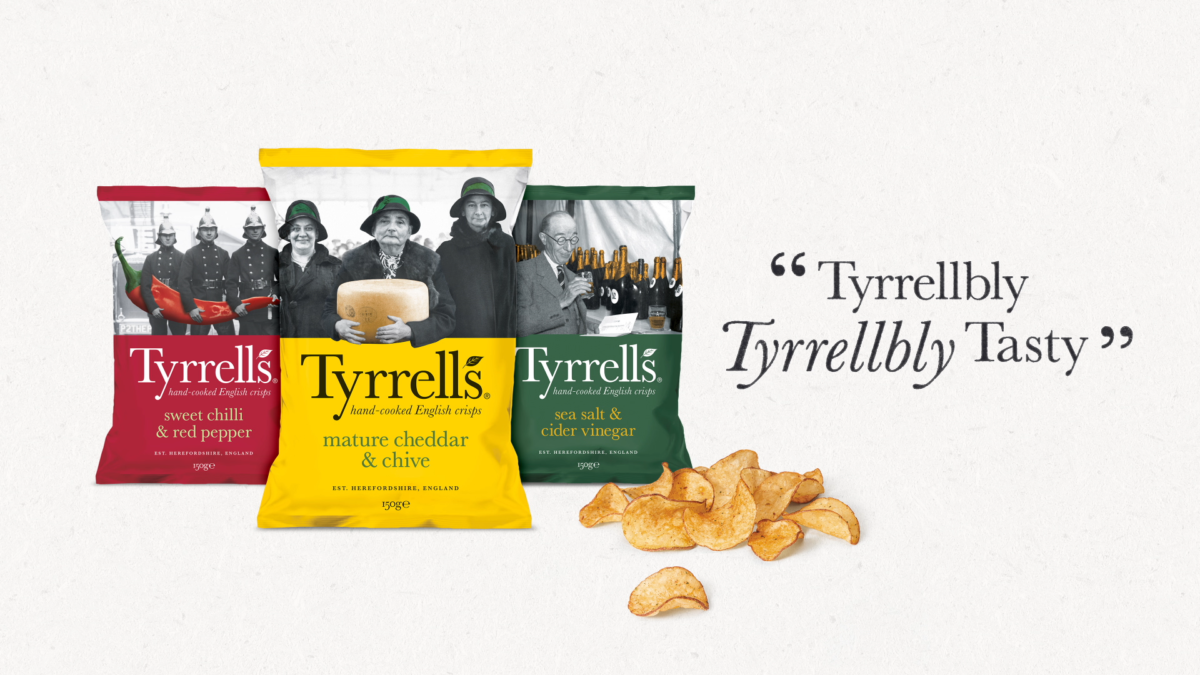 Tyrrells ‘Tyrrellbly Tasty’ campaign back on TV – £1m investment over Easter