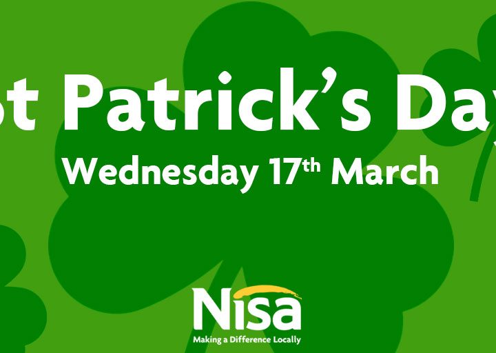 Nisa retailers set to help shoppers celebrate St Patrick’s Day