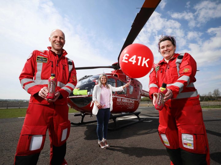 Big Boost for the Air Ambulance – Over £41k raised by Boost Drinks