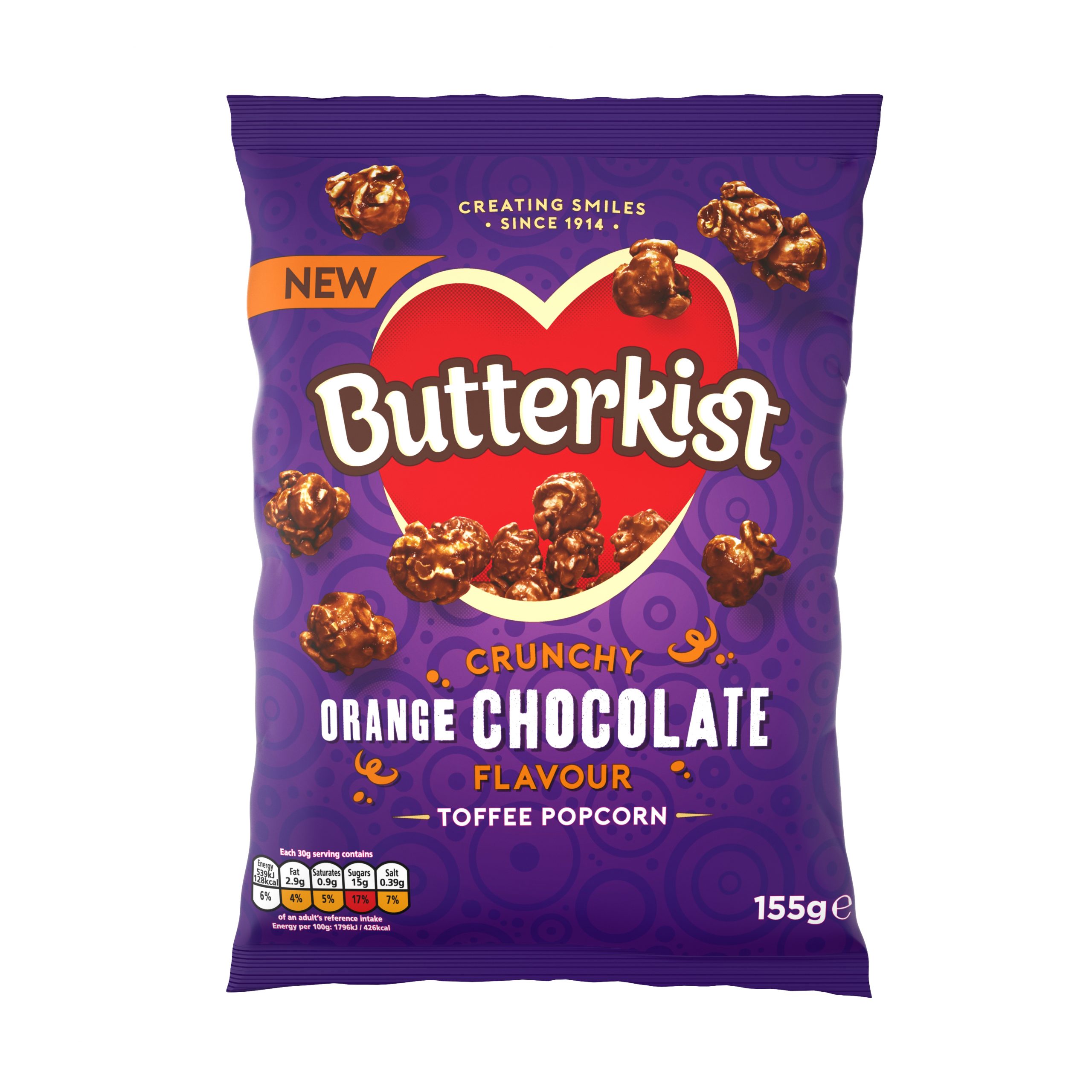 Butterkist Expands Range with new Chocolate Orange flavour