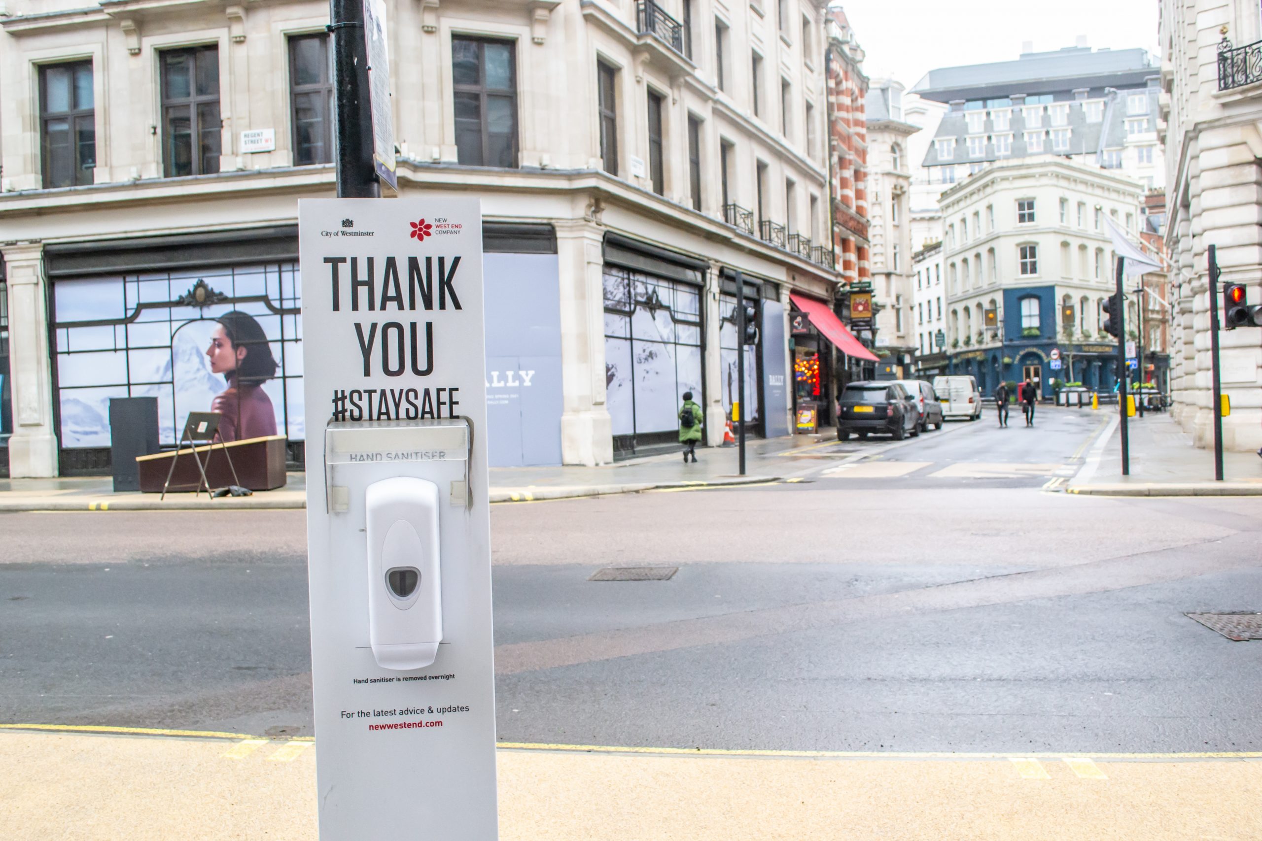 Rollout public hand sanitisers across town centres and high streets, says Retail NI