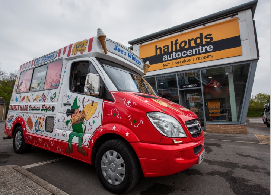 Halford’s team up with the Ice Cream Alliance