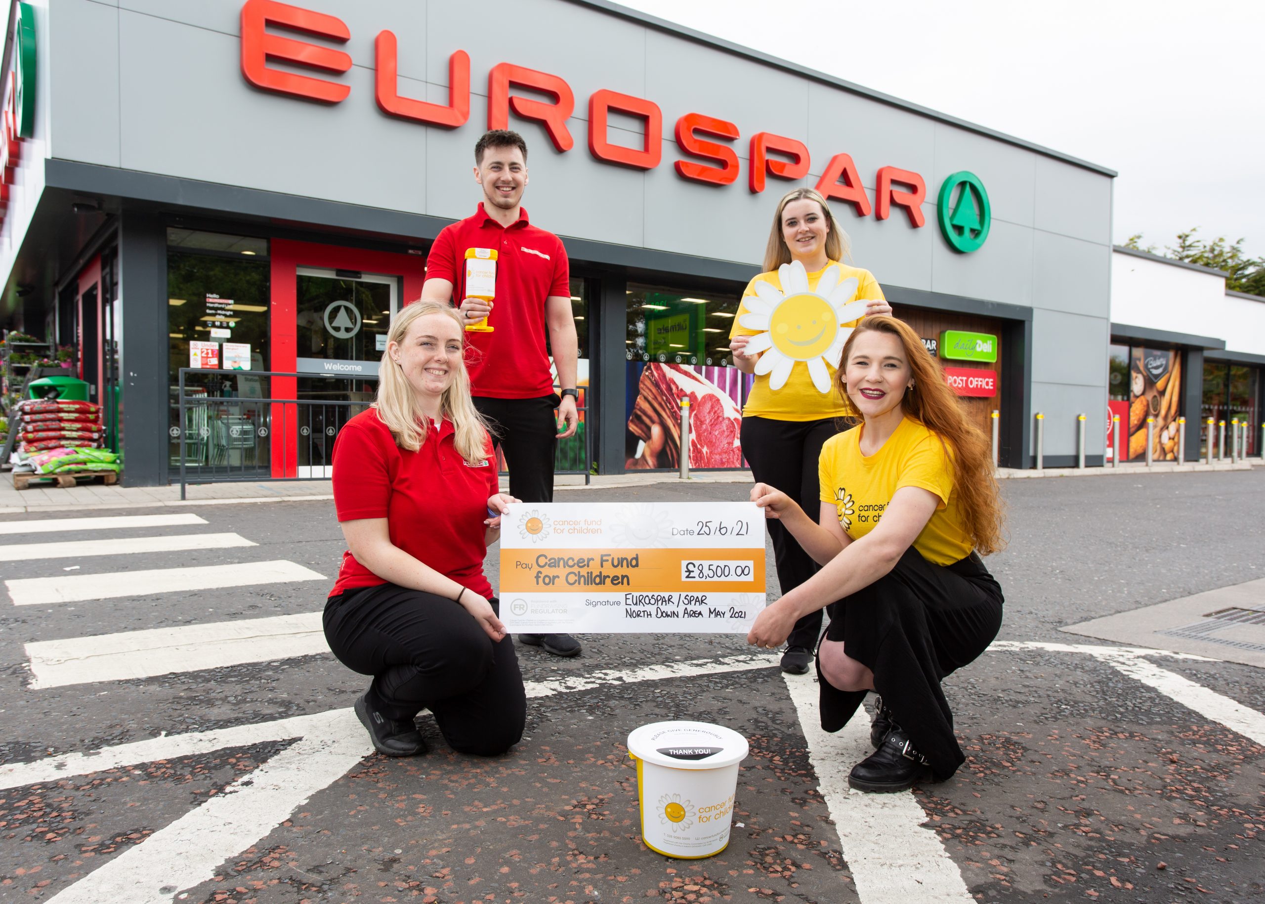 EUROSPAR North Down and East Belfast raise £8,500 for children’s charity