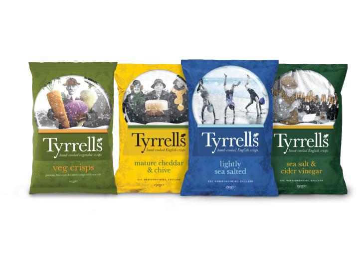 KP Snacks launch festive packaging for Tyrells