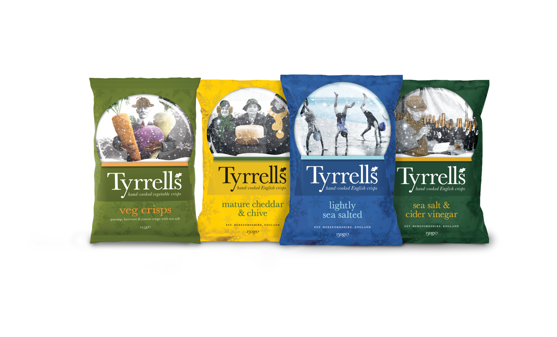 KP Snacks launch festive packaging for Tyrells