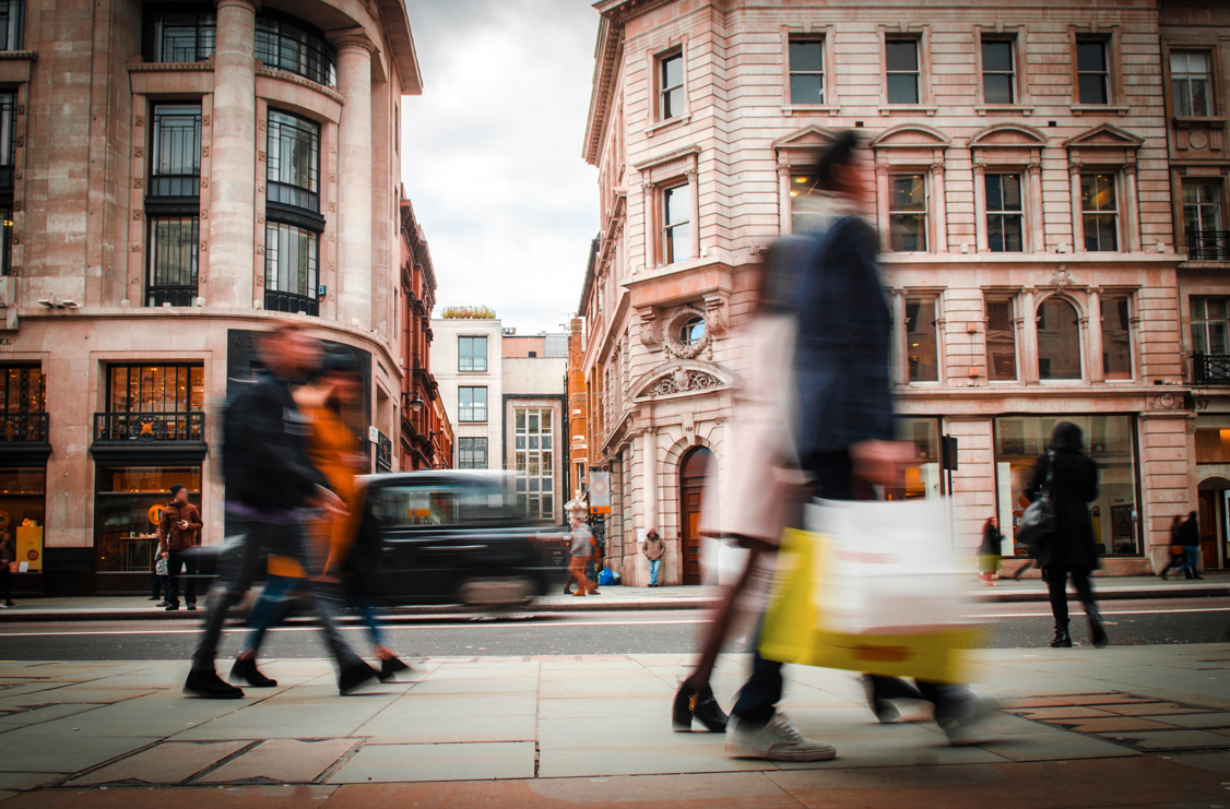 UK shop sales fall for the fifth month in a row