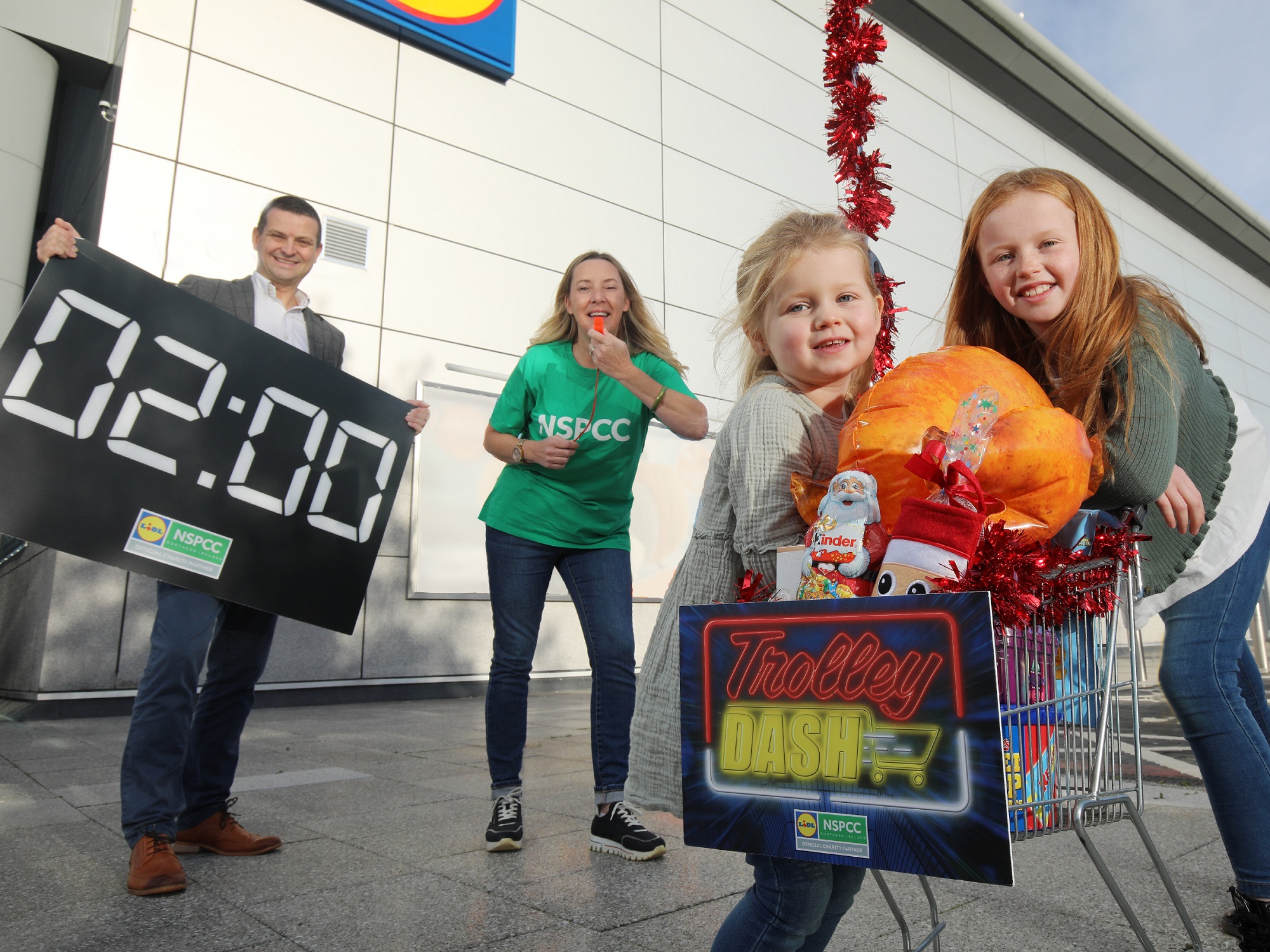 Shoppers set to bag their Christmas shop for just £1 with Lidl Northern Ireland’s charity Trolley Dash