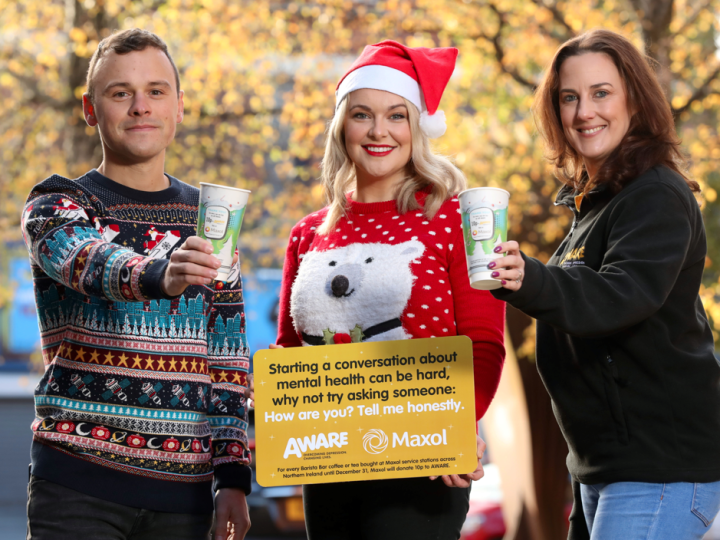 Maxol launches annual Christmas coffee cup campaign in support of AWARE