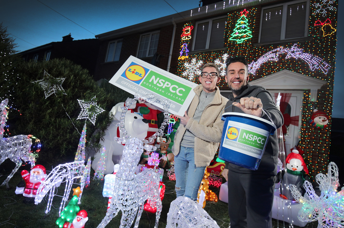 Local couple aim to light up Christmas for NSPCC Northern Ireland with a Lidl help