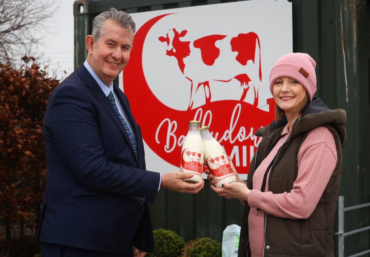 Minister marks Februdairy with visit to County Down farm
