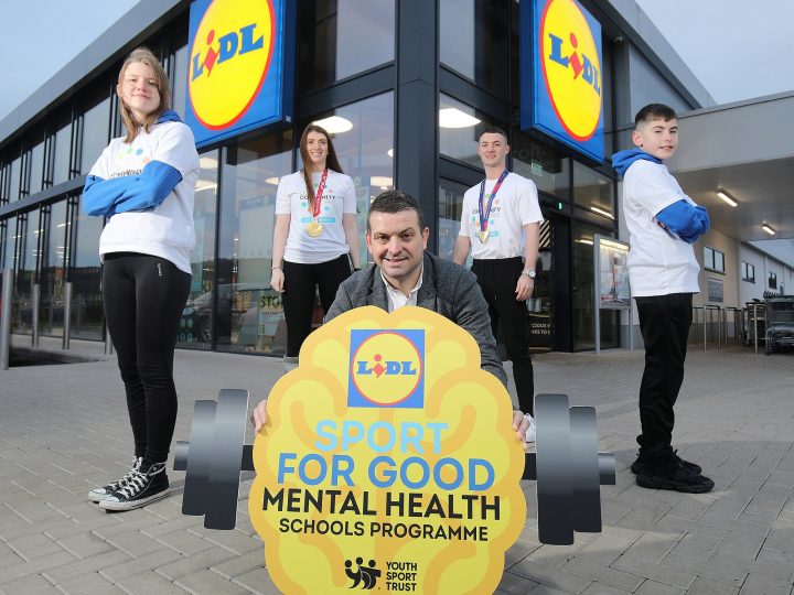 Sports stars team up with Lidl Northern Ireland and Youth Sport Trust to tackle mental health