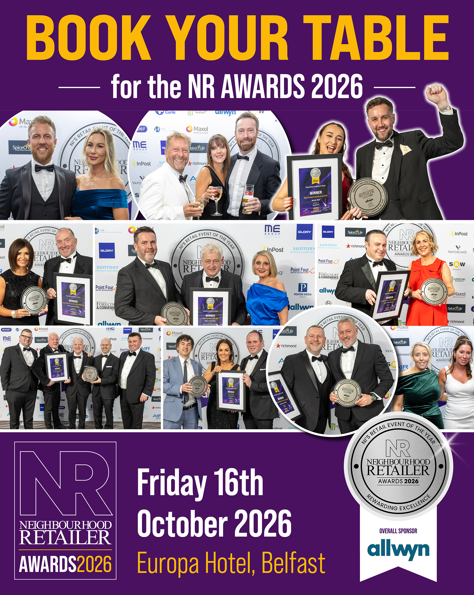 Book your table at the 2026 NR Awards!