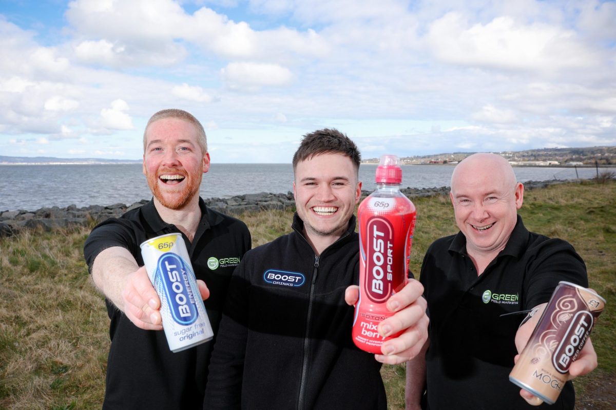 Belfast based Green Field Marketing signs deal with soft drink giant Boost