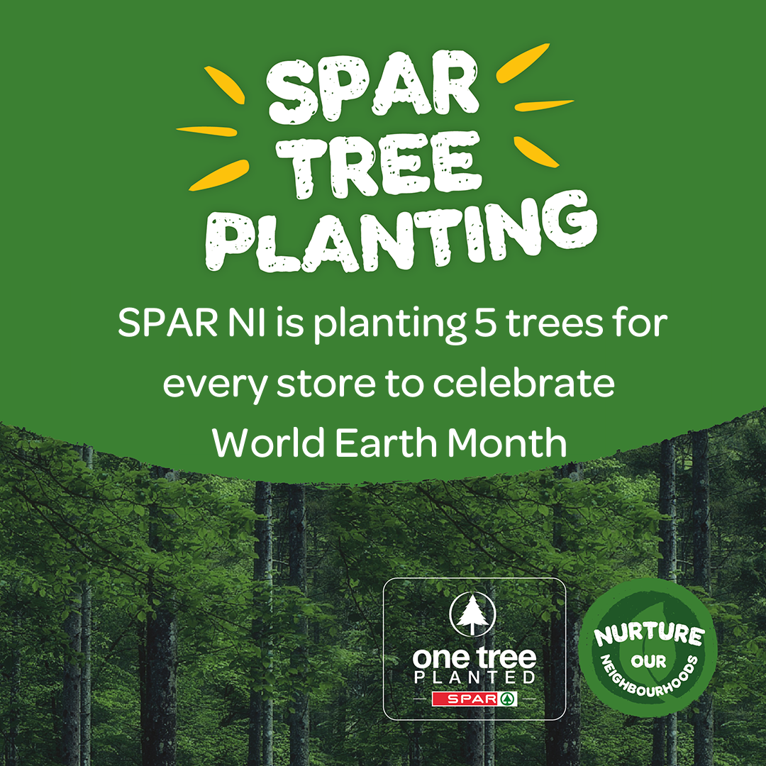 SPAR to plant 1,500 trees throughout NI communities marking Earth Day 2022