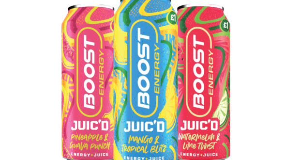 Boost Drinks launches new 500ml can format in three new flavours