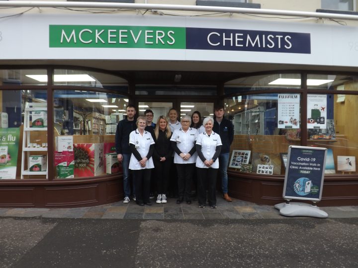 All hands on deck: McKeevers Chemists Fivemiletown