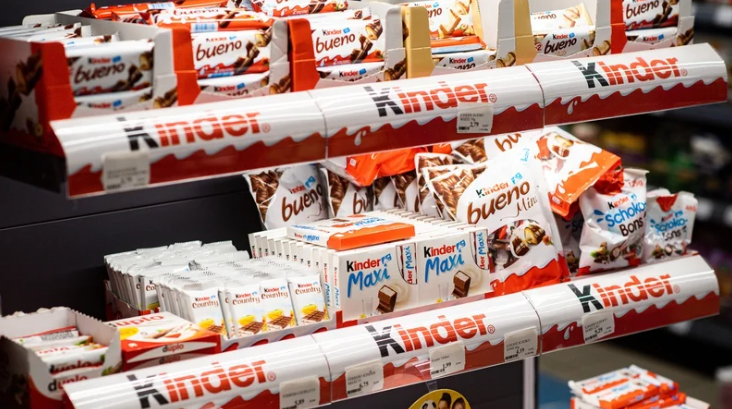 3,000 tonnes of Kinder products withdrawn after salmonella contamination