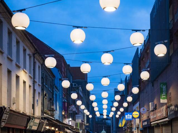 Belfast One BIDs light up Church Lane and Bank Square