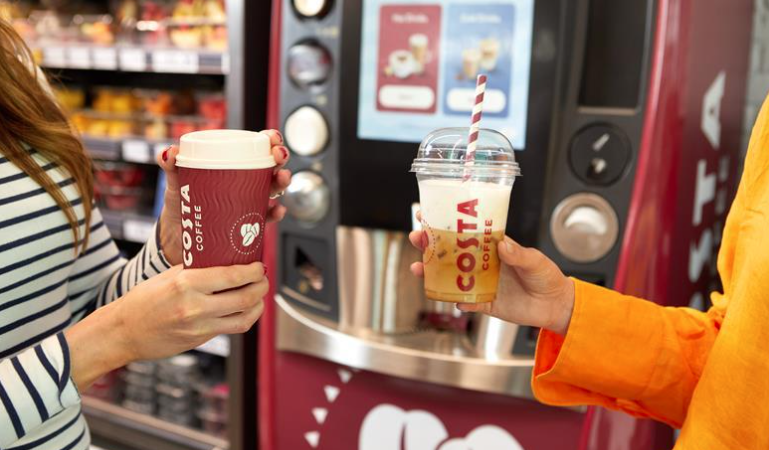 Costa Coffee to roll out more than 1,000 self-serve machines
