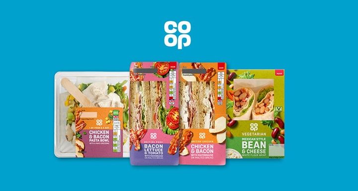 New products and packaging for Co-op Food-to-Go range