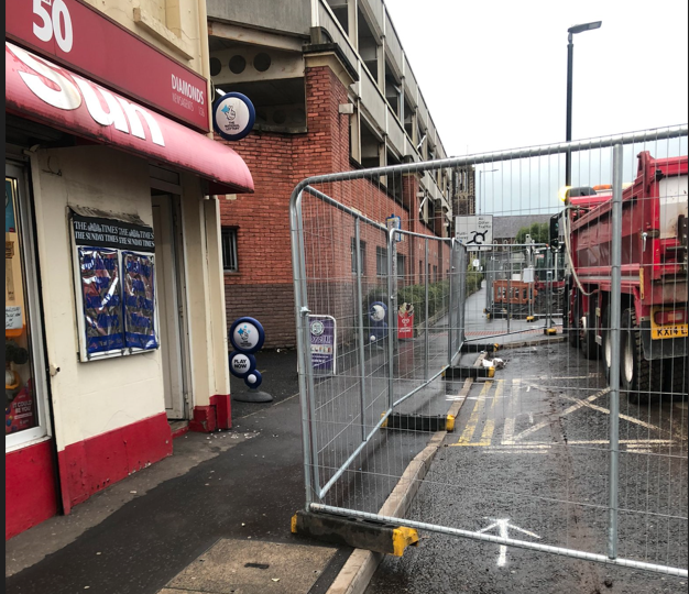 Newsagent targeted in break-in appeals to construction companies to park elsewhere