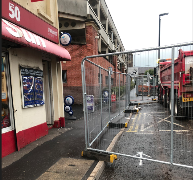 Newsagent targeted in break-in appeals to construction companies to park elsewhere