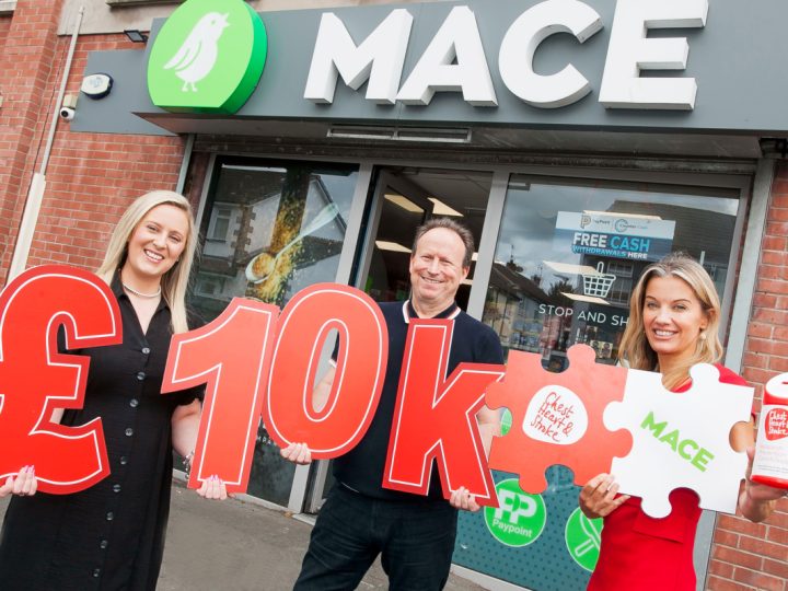 Customers of MACE Lurgan raise £10,000 for NICHS