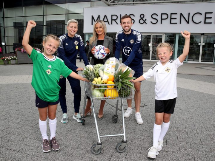 M&S Food Eat Well launches chance to win training masterclasses with NI football heroes