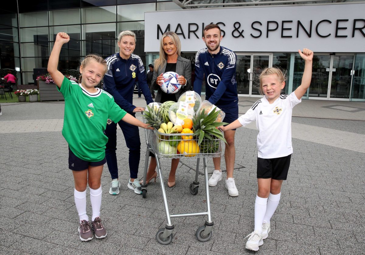 M&S Food Eat Well launches chance to win training masterclasses with NI football heroes