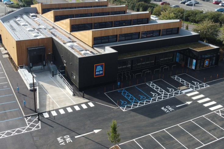 Aldi launches new eco-concept shop with features that could be rolled out nationwide
