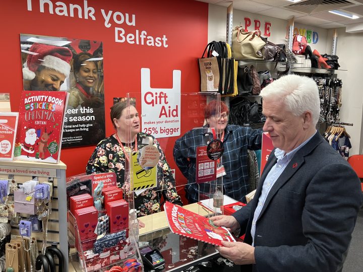 Third of NI shoppers will buy from charity retailers this Christmas