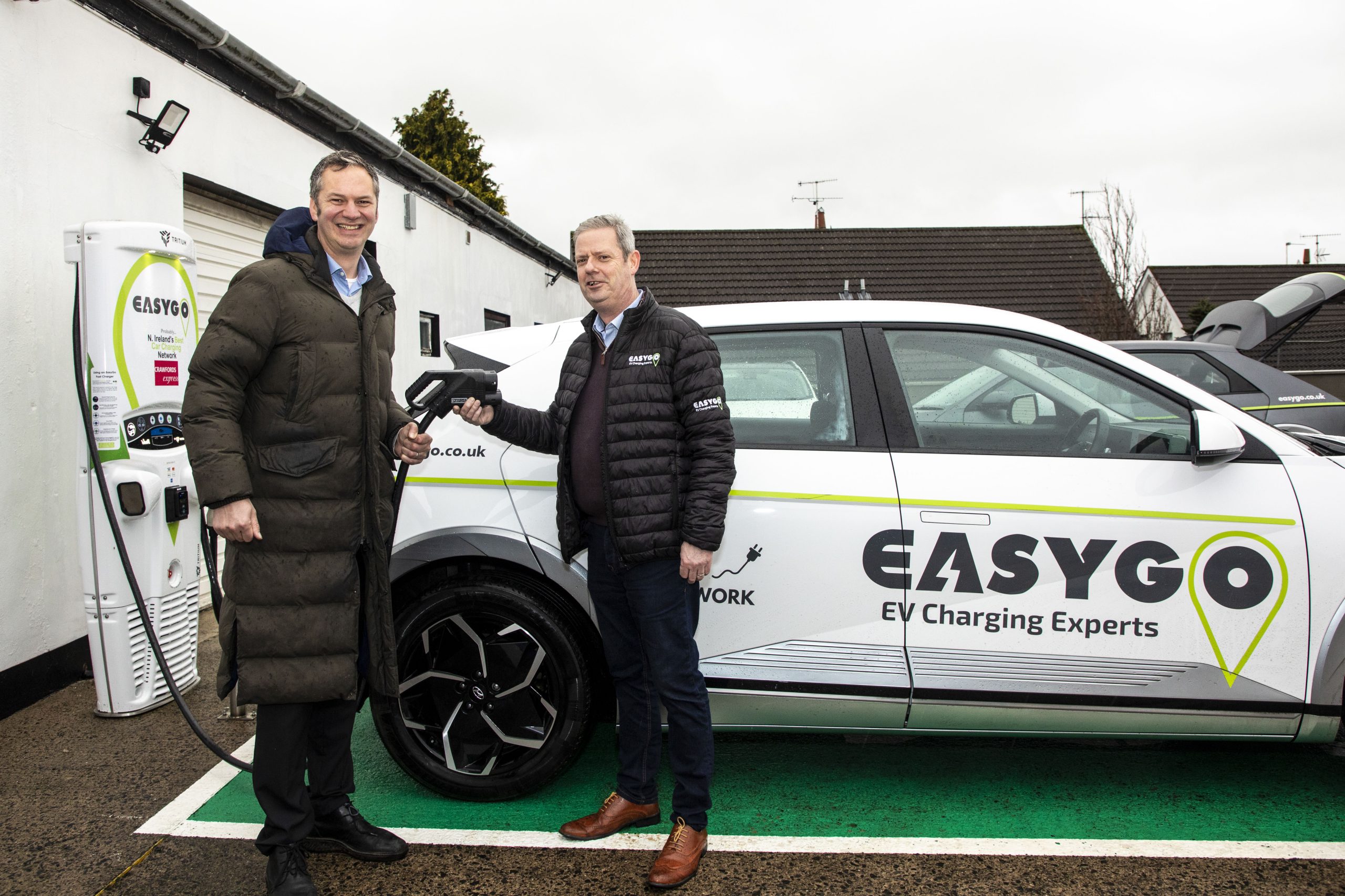 EasyGo partners with Crawfords of Maghera to bring EV hub to town