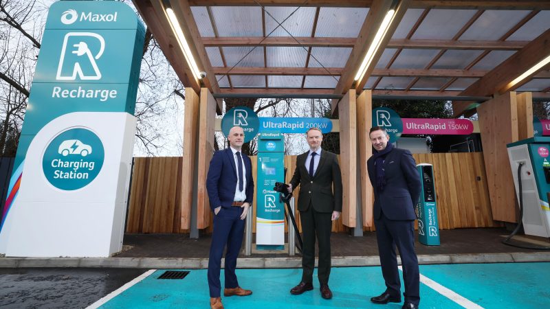 Northern Ireland’s first dedicated ultra-rapid EV charging hub opens at Kinnegar Service Station