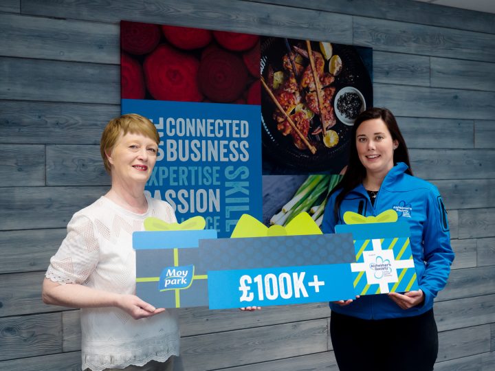 Moy Park embrace the gift of giving with £100k donation to Alzheimer’s Society