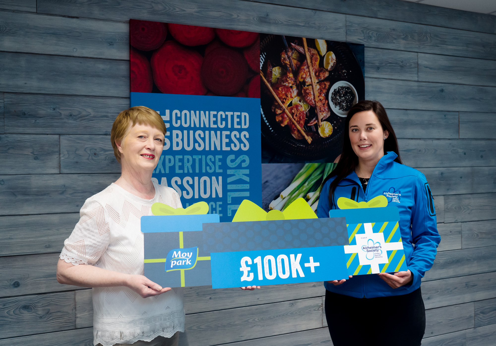 Moy Park embrace the gift of giving with £100k donation to Alzheimer’s Society