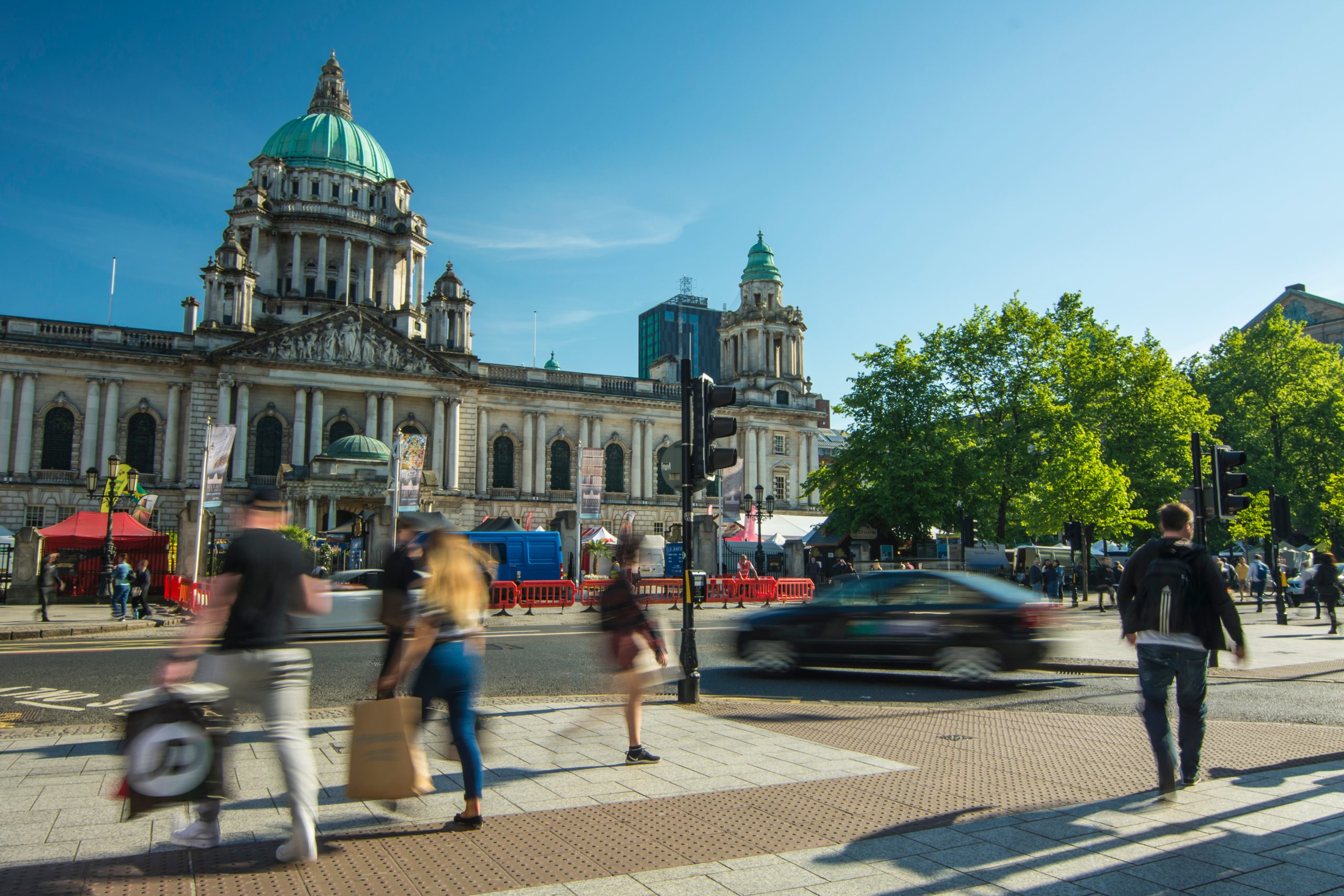Northern Ireland sees shallowest footfall decline in last four-week period