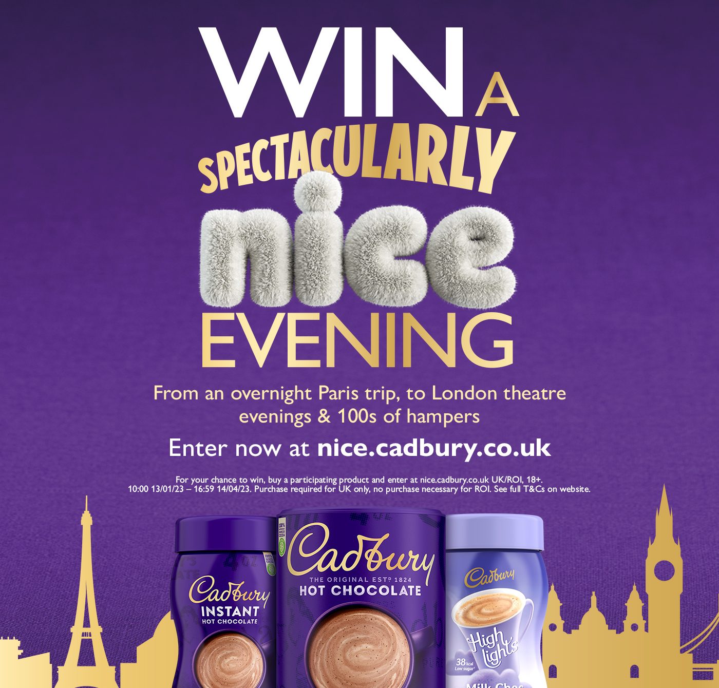 Cadbury warms up winter months with ‘Spectacularly Nice’ promotion